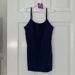 #75 GAP Blue Fitted Bustier Camisole